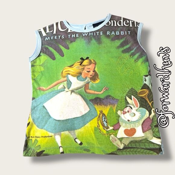 Walt Disney Vintage Alice in Wonderland Youth T-Shirt Size 5T - Picture 6 of 9